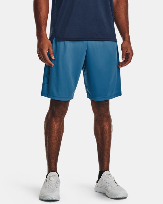 Men's UA Tech™ Graphic Shorts in Blue image number 0